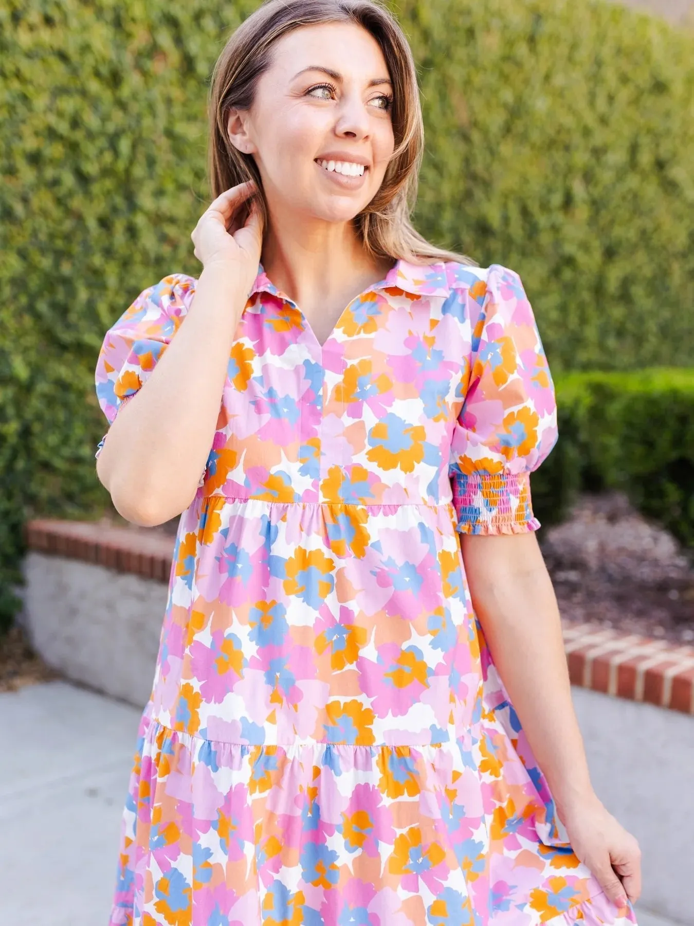 Molly Tiered Midi Dress